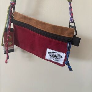NWT: Ministry of Culture Waxed Canvas Crossbody Sling with Paracord Strap
